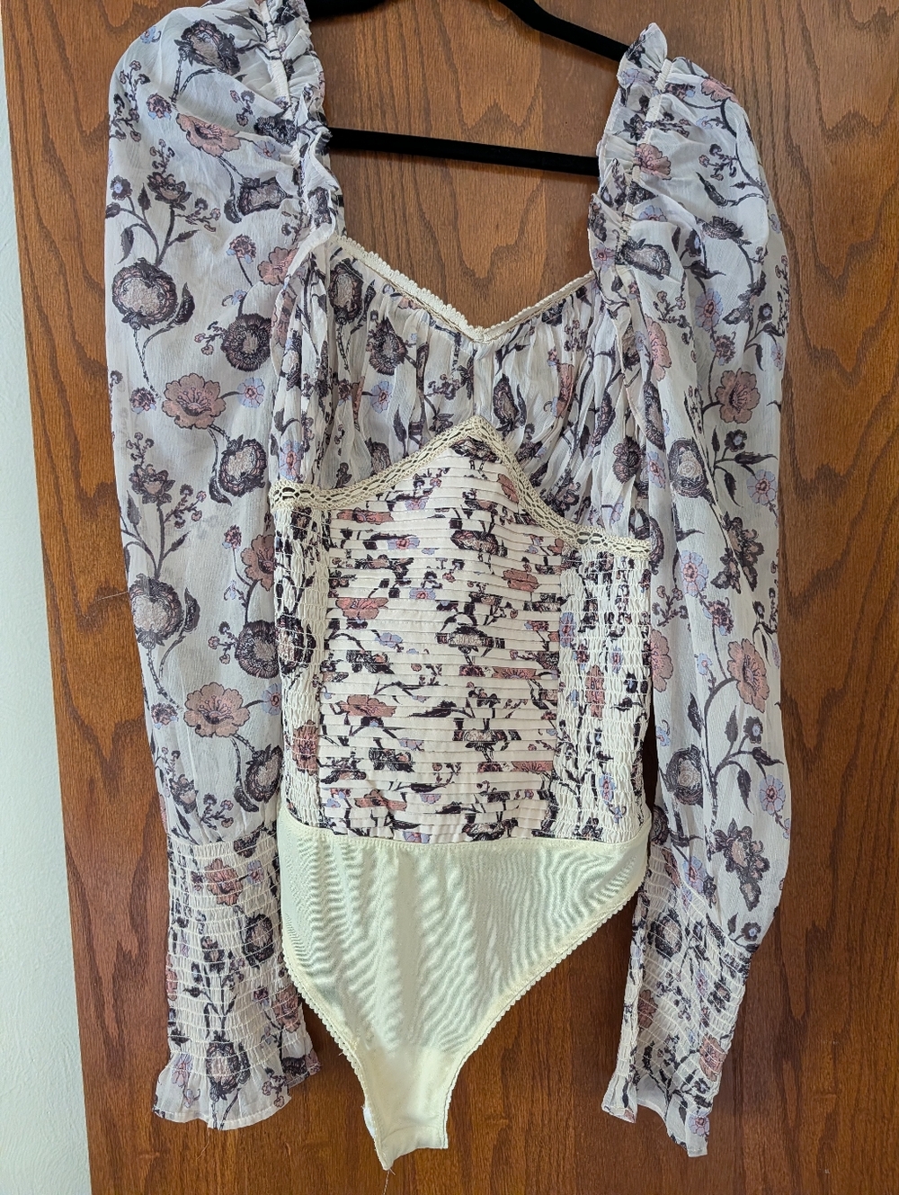 Free People Brunch Date Bodysuit NWT Never Worn, Size Medium